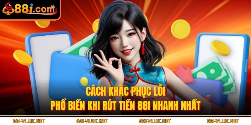 Cách khắc phục lỗi phổ biến khi rút tiền 88i nhanh nhất