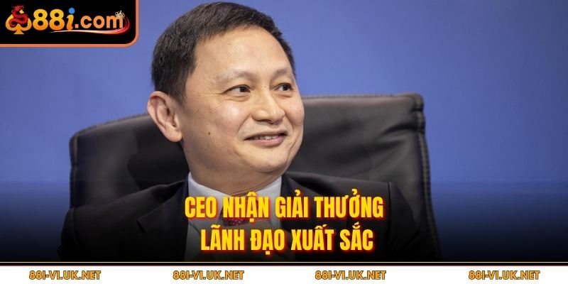 CEO nhận giải thưởng lãnh đạo xuất sắc