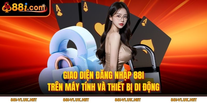 Giao diện đăng nhập 88i trên máy tính và thiết bị di động