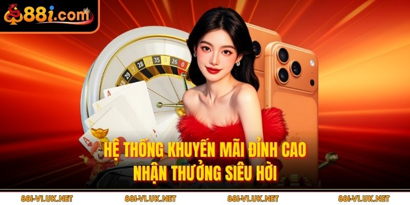 Hệ thống khuyến mãi đỉnh cao, nhận thưởng siêu hời