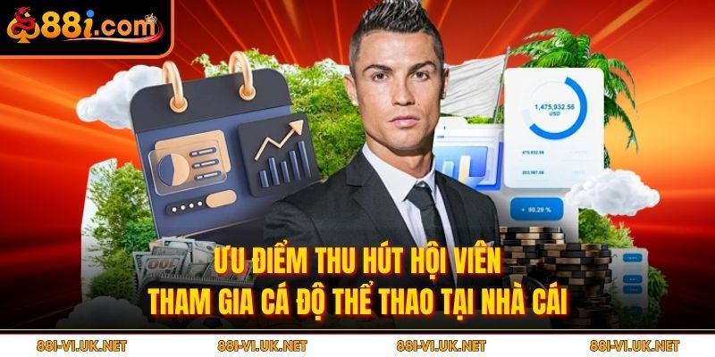 Ưu điểm thu hút hội viên tham gia cá độ thể thao tại nhà cái